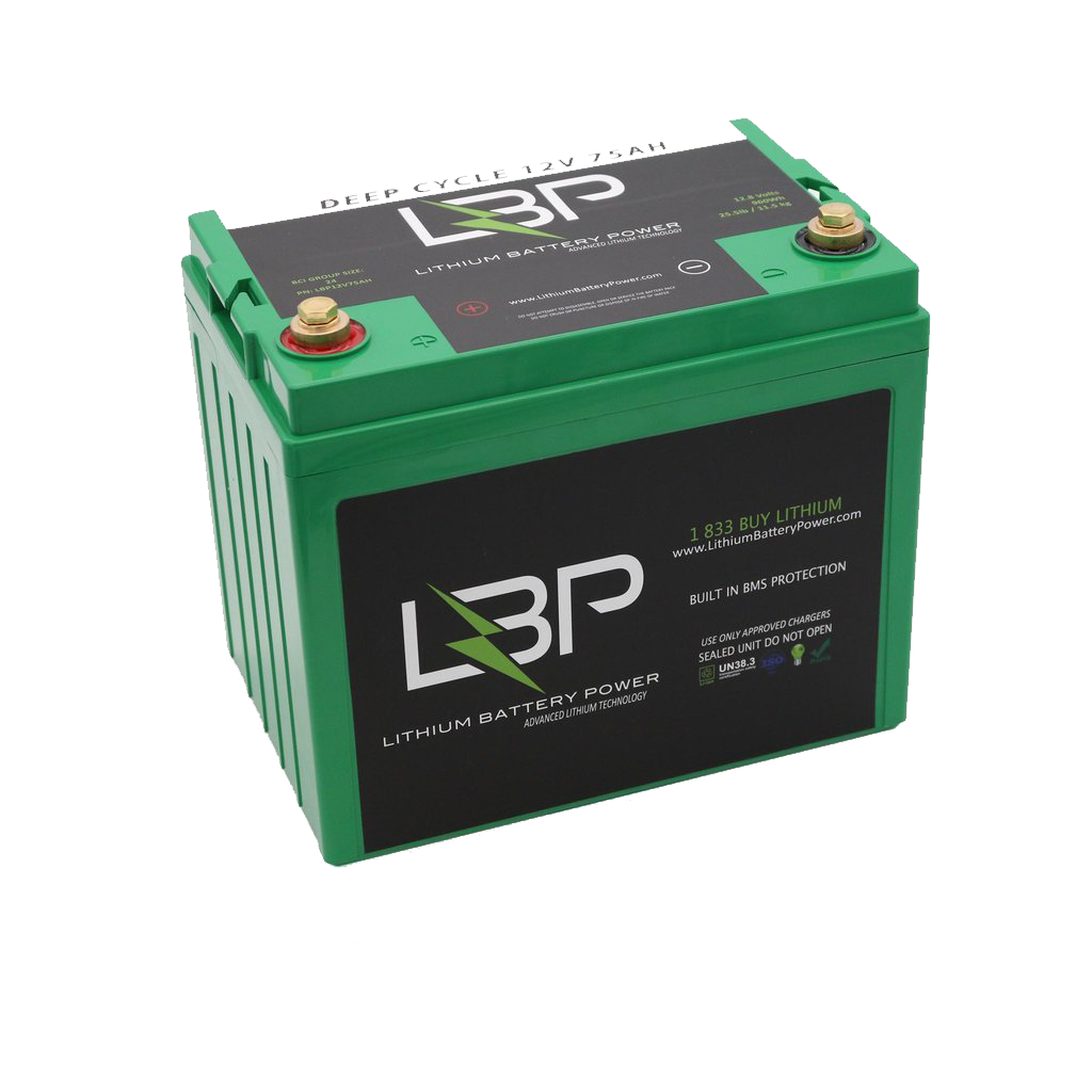 12V 75Ah Lithium Ion Battery