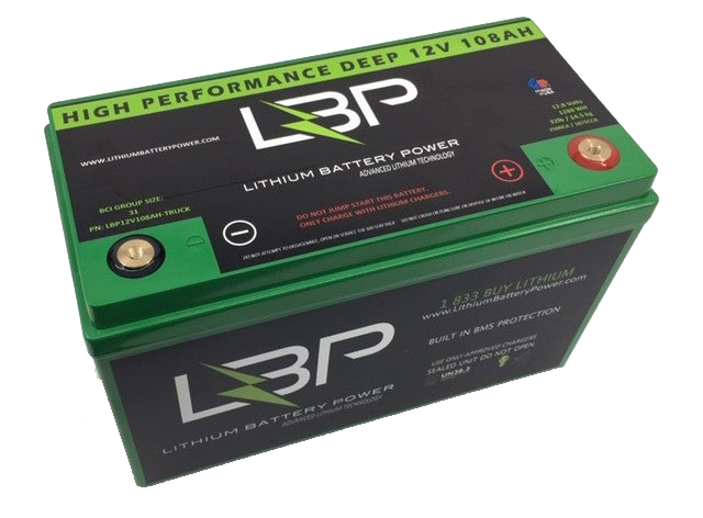 12V 108Ah Lithium Ion Battery