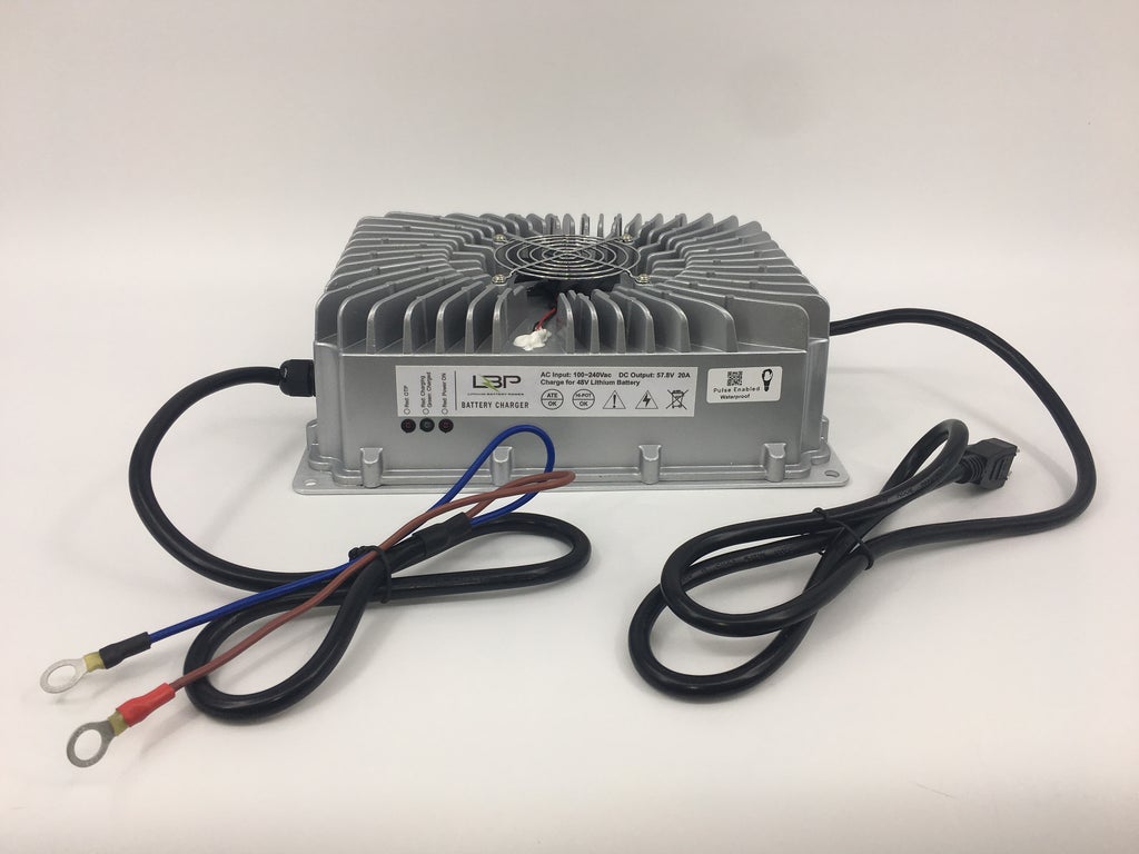 Lithium 48V 20A Waterproof Electronic Battery Charger (CNV)