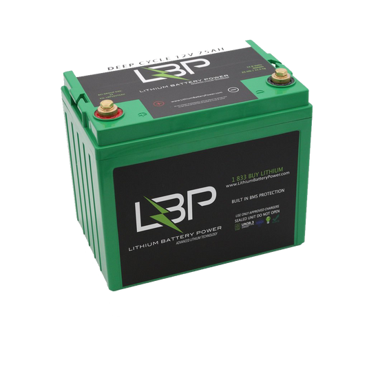 12V 75Ah Lithium Ion Battery