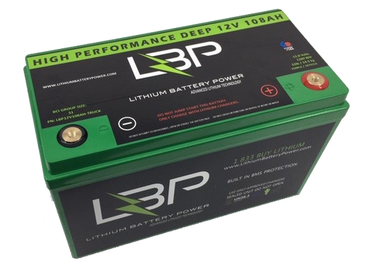 12V 108Ah Lithium Ion Battery