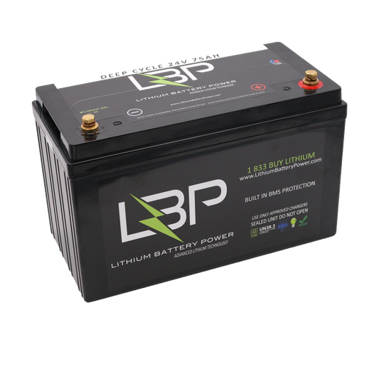 24V 75Ah Lithium Ion Battery